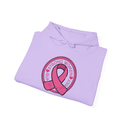 Strong Women Run In My Family Heavy Blend™ Hooded Sweatshirt