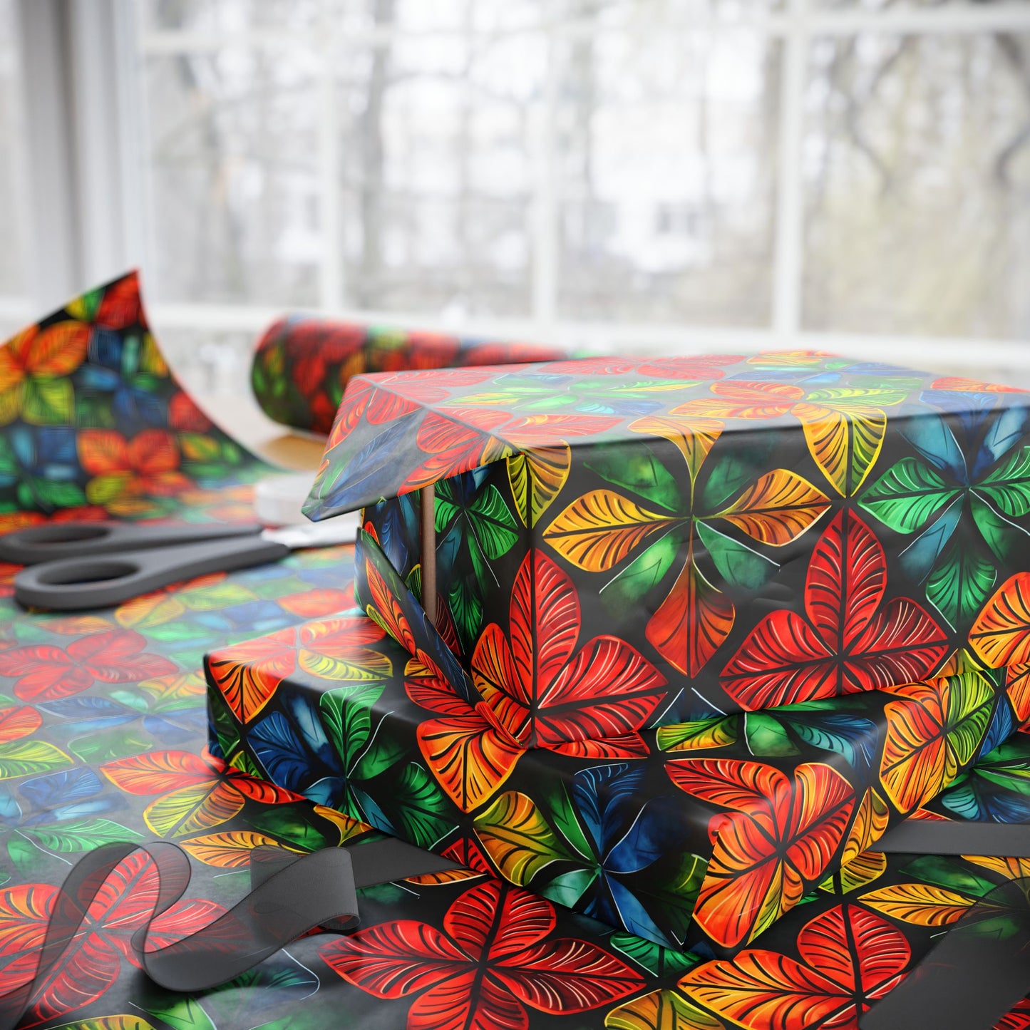Kinara Radiance Kwanzaa Wrapping Paper