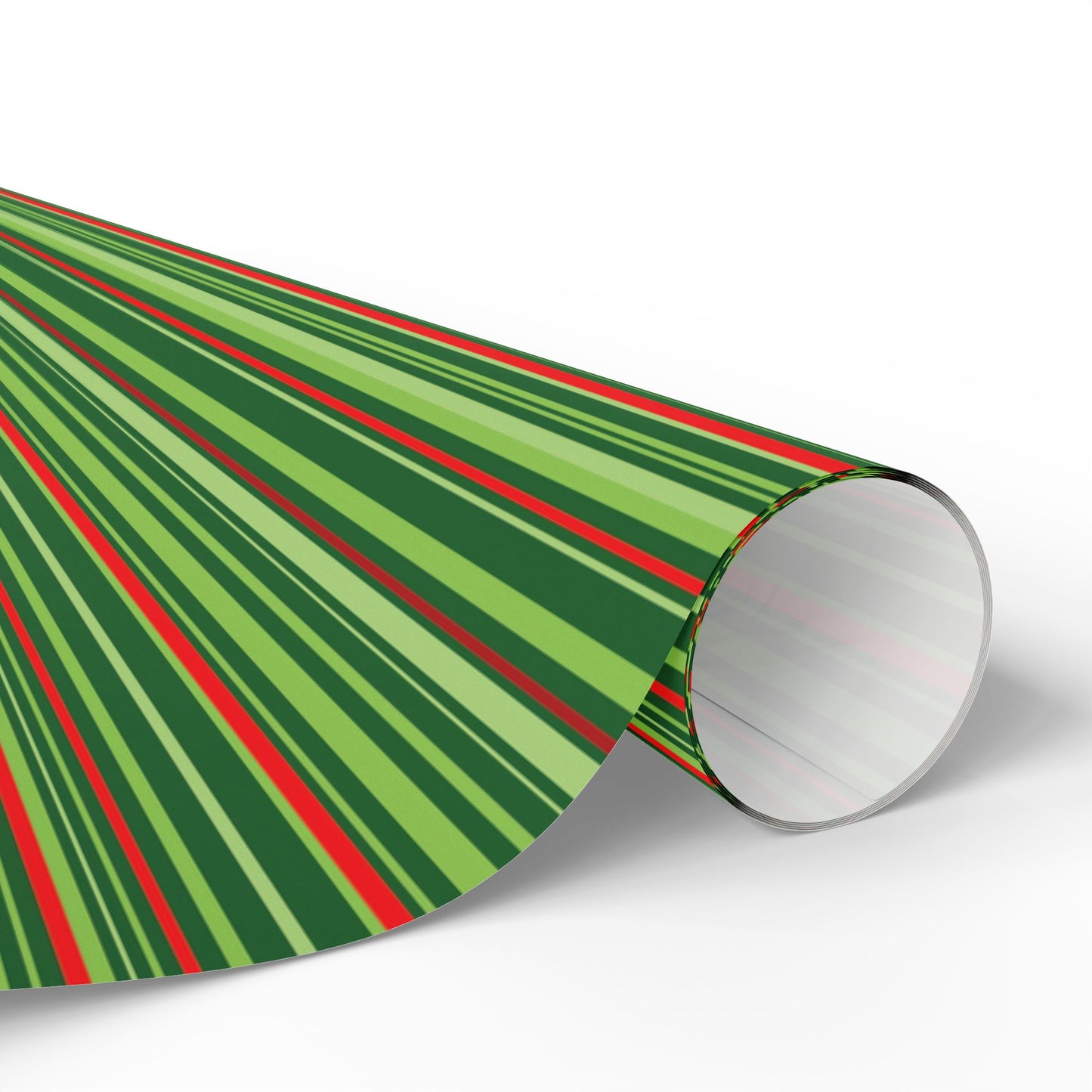 Christmas Cheer Stripes Wrapping Paper