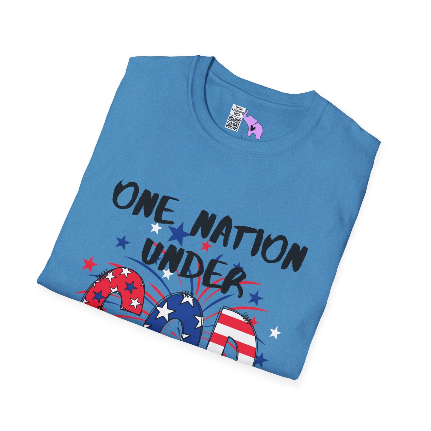 One Nation Under God Adult T-shirt