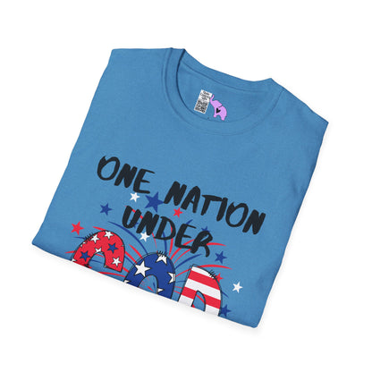 One Nation Under God Adult T-shirt