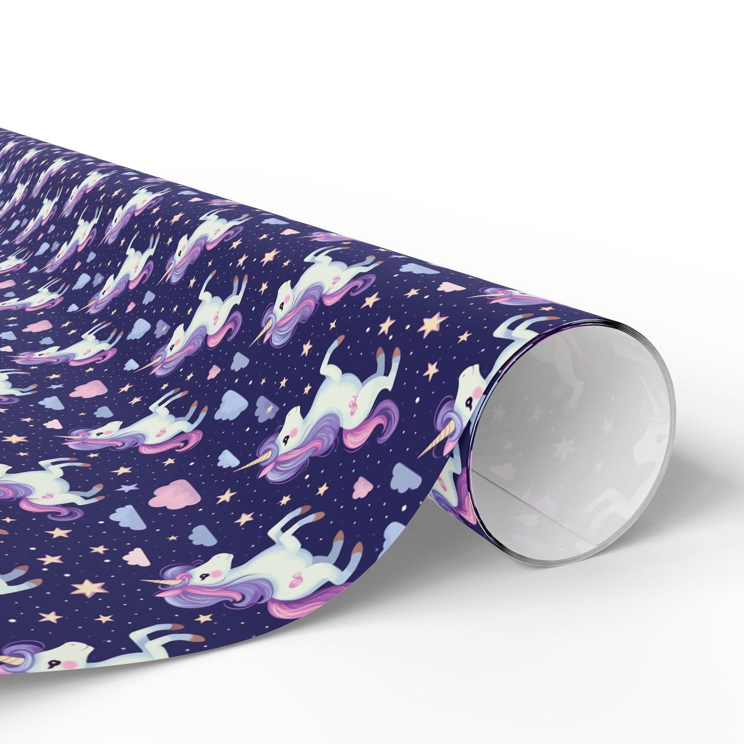 Starlight Unicorn Parade Wrapping Paper