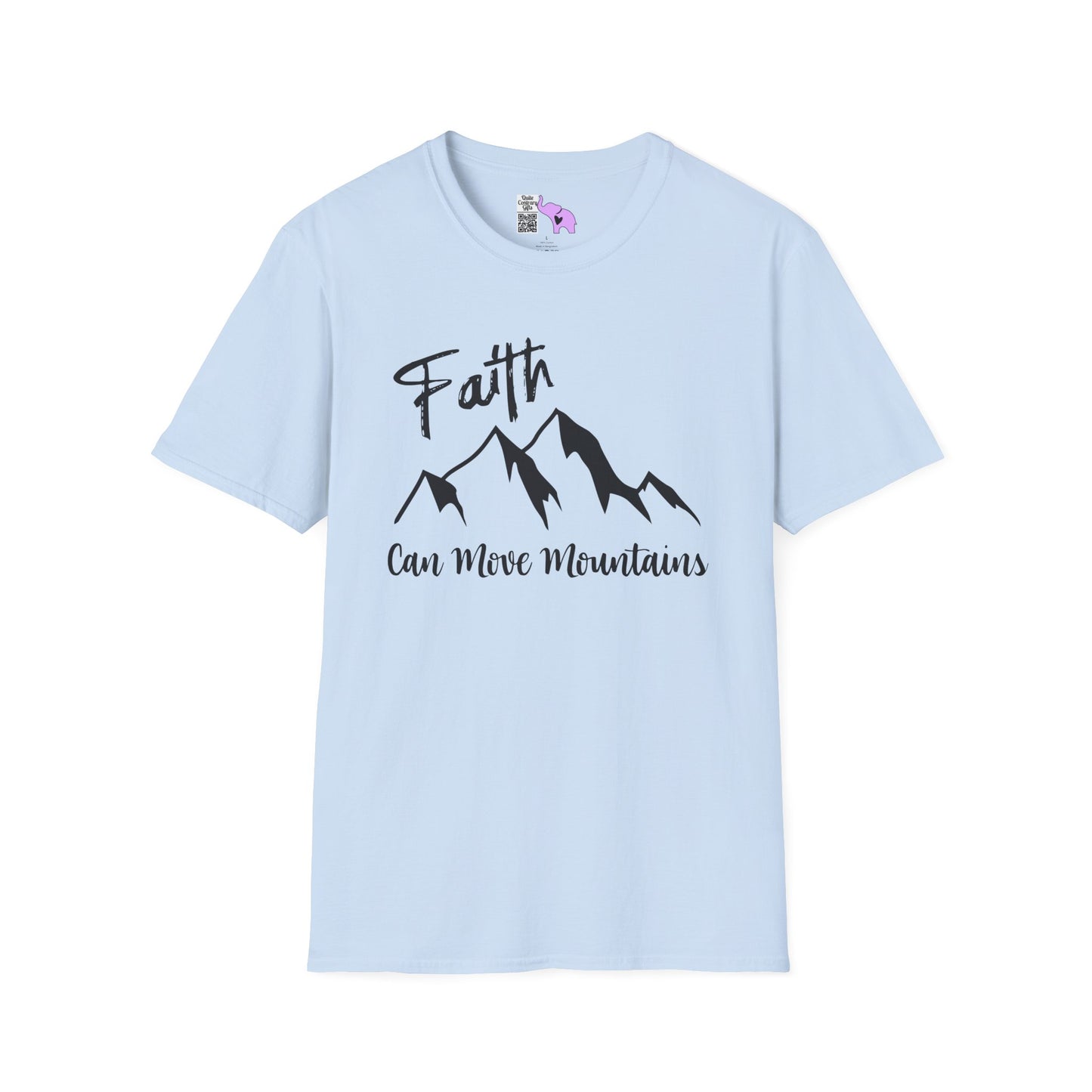 Faith Can Move Mountains Adult T-shirt