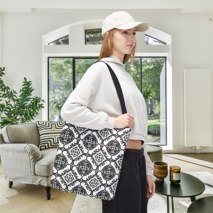 Ornamental Symmetry Canvas Tote Bag