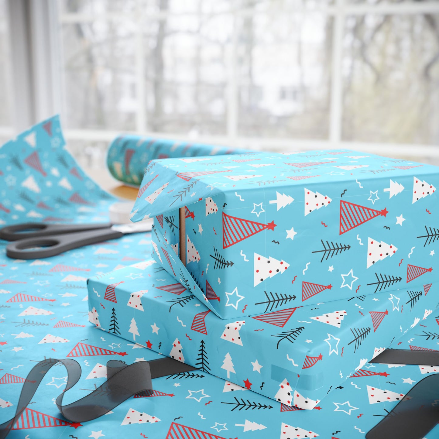 Yuletide Pines Wrapping Paper