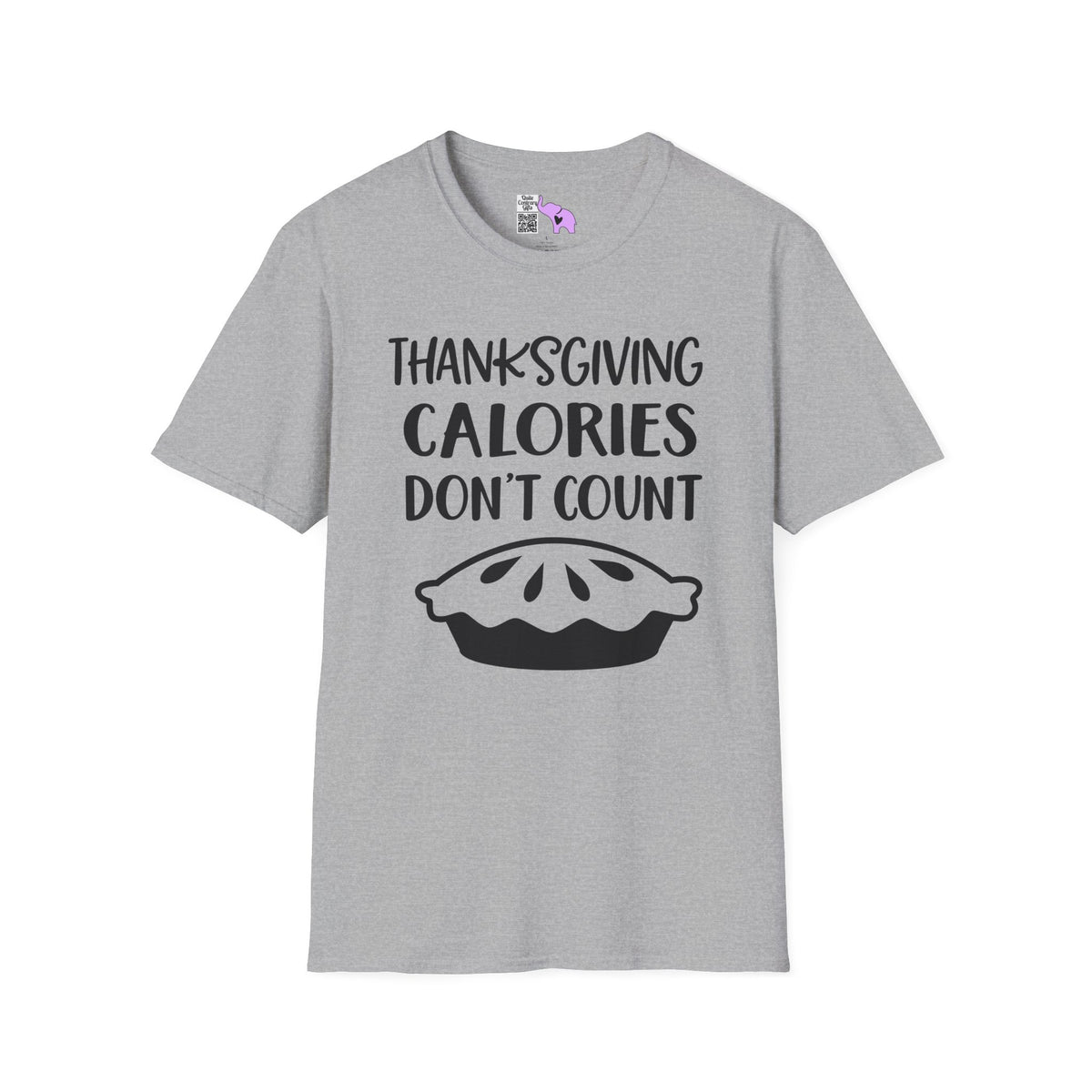 Thanksgiving Calories Don't Count Adult T-shirt