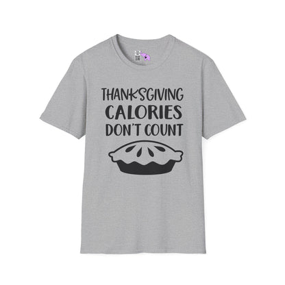 Thanksgiving Calories Don't Count Adult T-shirt