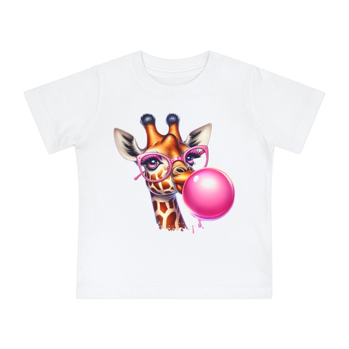 Girraffe Blowing Bubble Infant T-Shirt