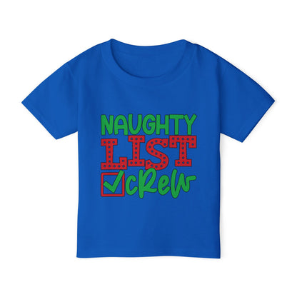 Naughty List Crew Heavy Cotton™ Toddler T-shirt
