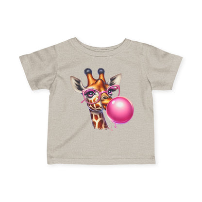 ""Giraffe Blowing Bubble Infant Soft T-Shirt