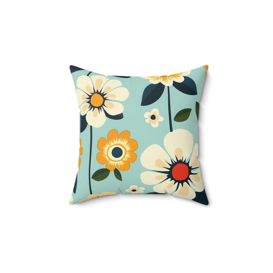 Joy Petals Throw Pillow
