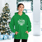 Jesus Is The Reason For The Season Snowflake Adult Heavy Blend™ Hooded Sweatshirt