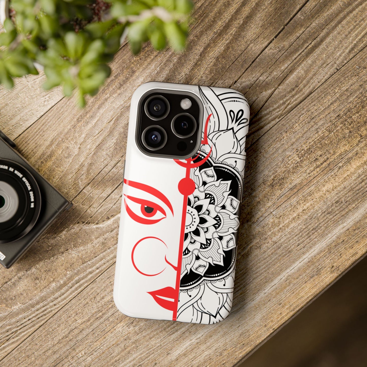 Goddess Durga Mata w/Manala MagSafe® Compatible Tough Case for iPhone