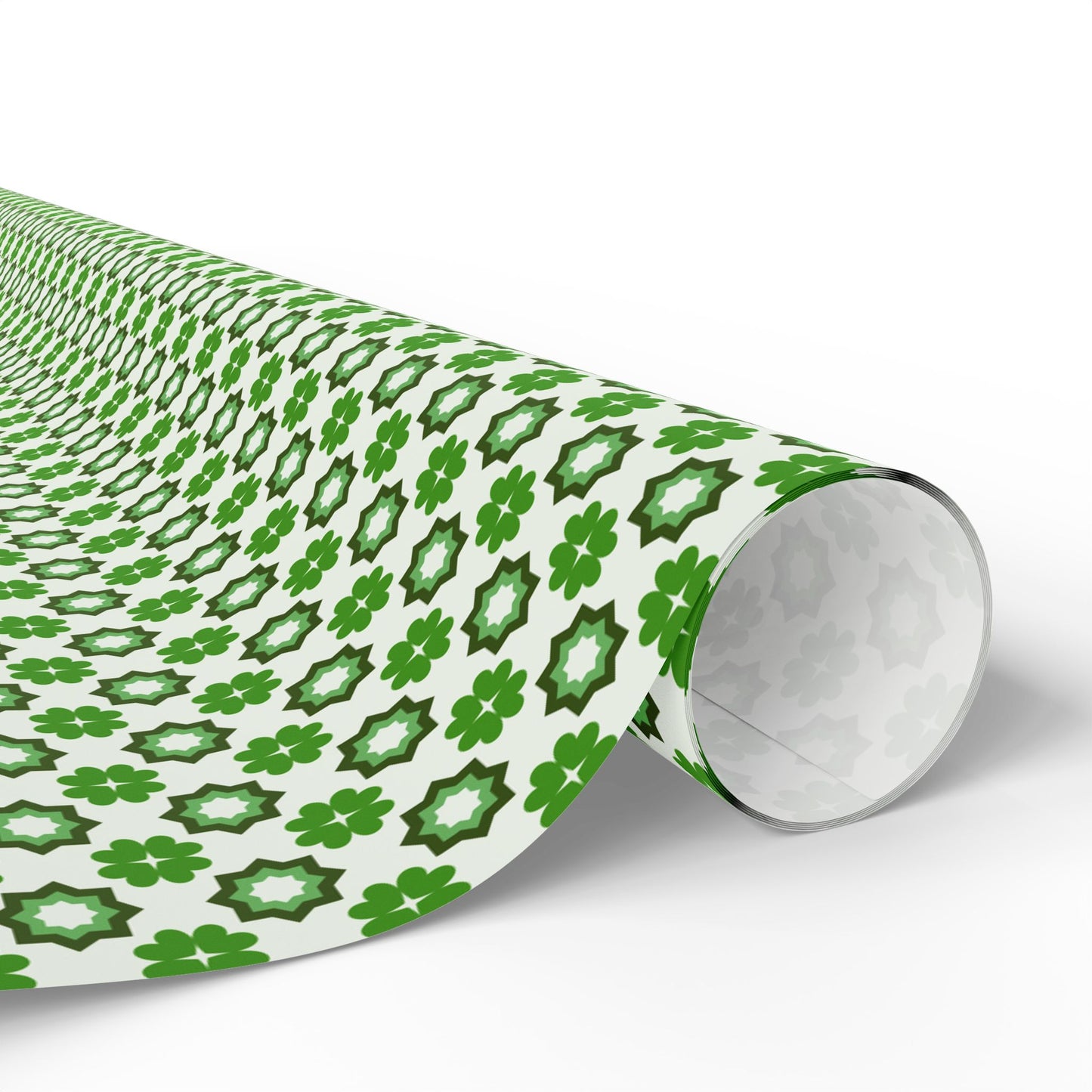 Emerald Star Garden Wrapping Paper