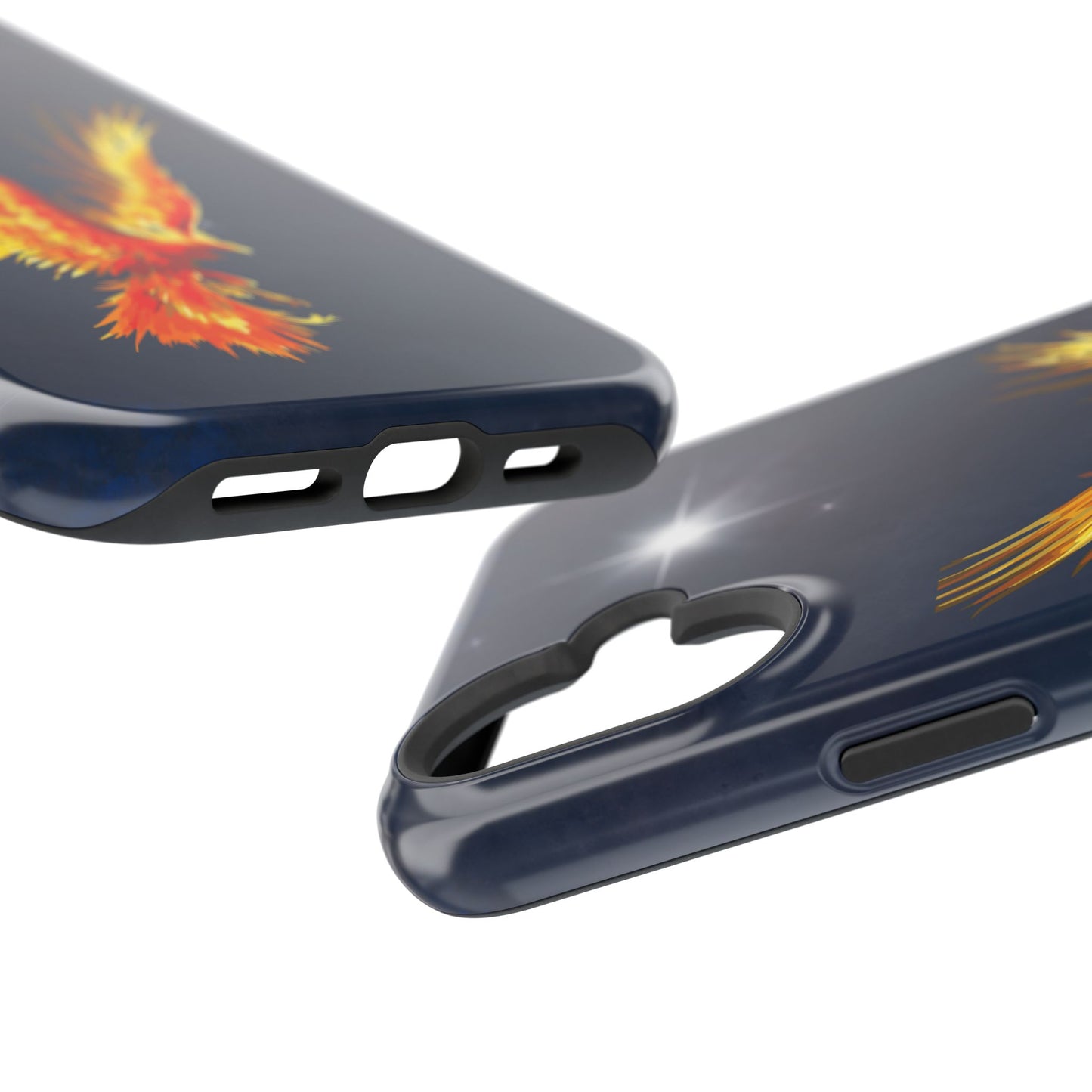 Phoenix Over Nebula MagSafe® Compatible Tough Case for iPhone