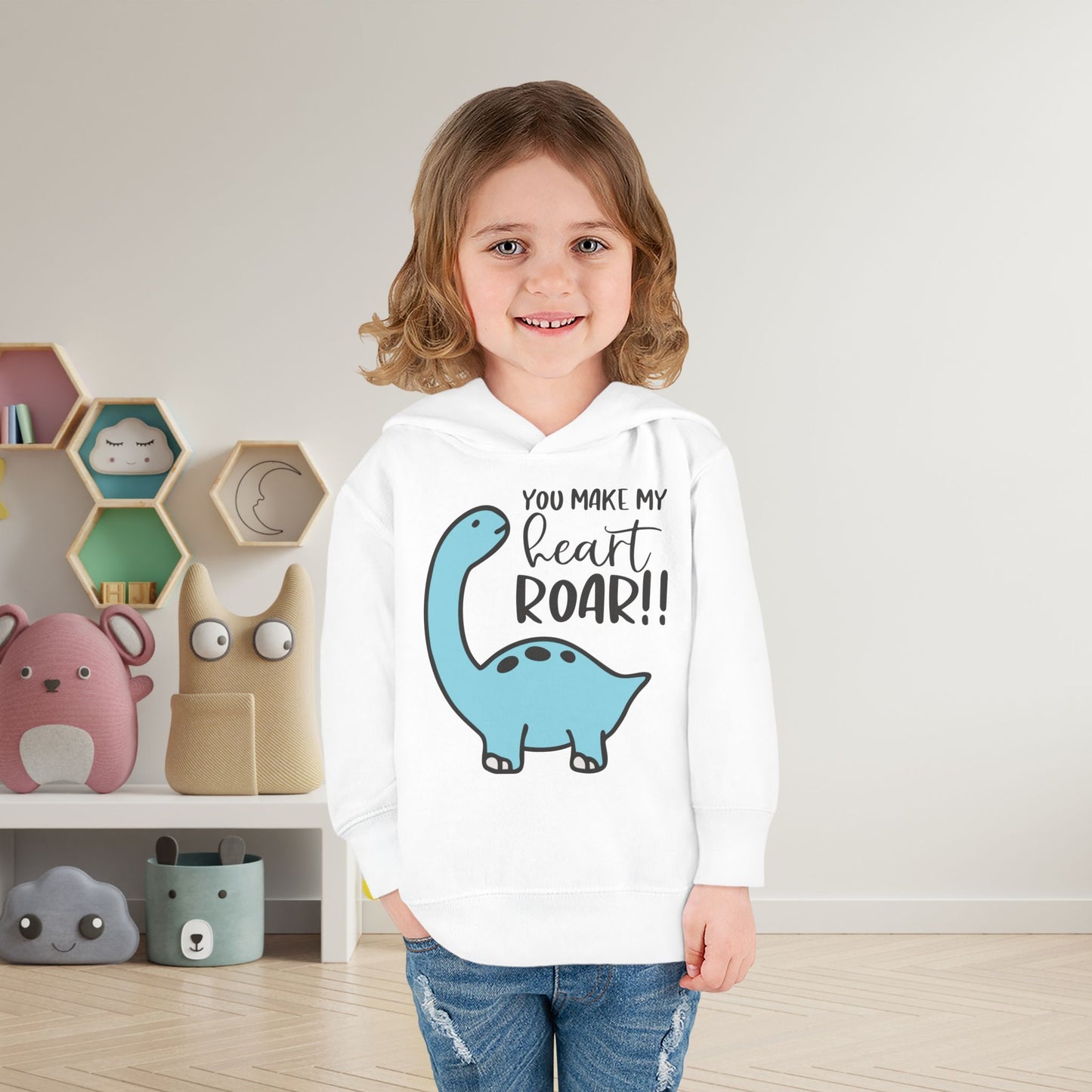 You Make My Heart Roar!! Toddler Hoodie