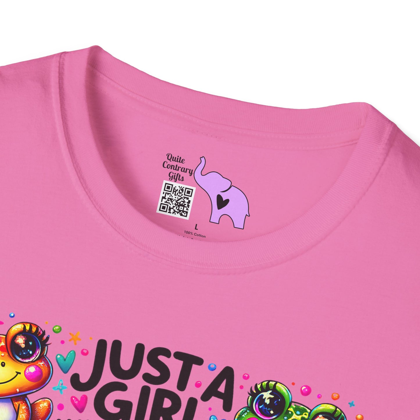 Just A Girl Who Loves Frogs Adult T-shirt