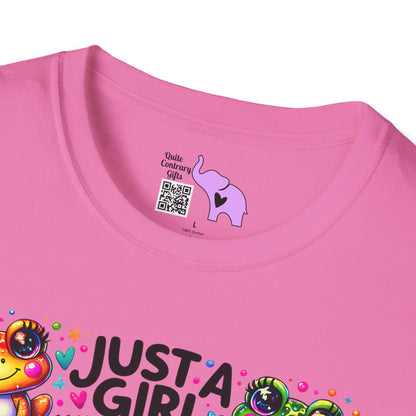 Just A Girl Who Loves Frogs Adult T-shirt