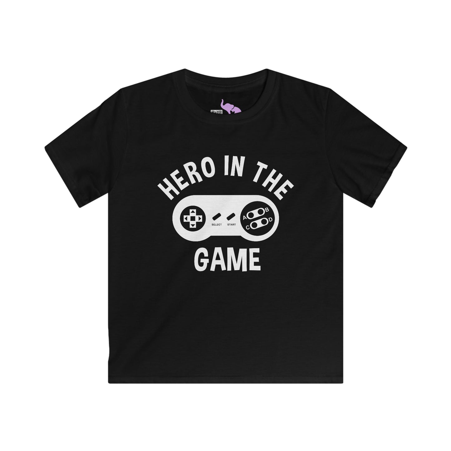Hero In The Game Youth Softstyle Tee