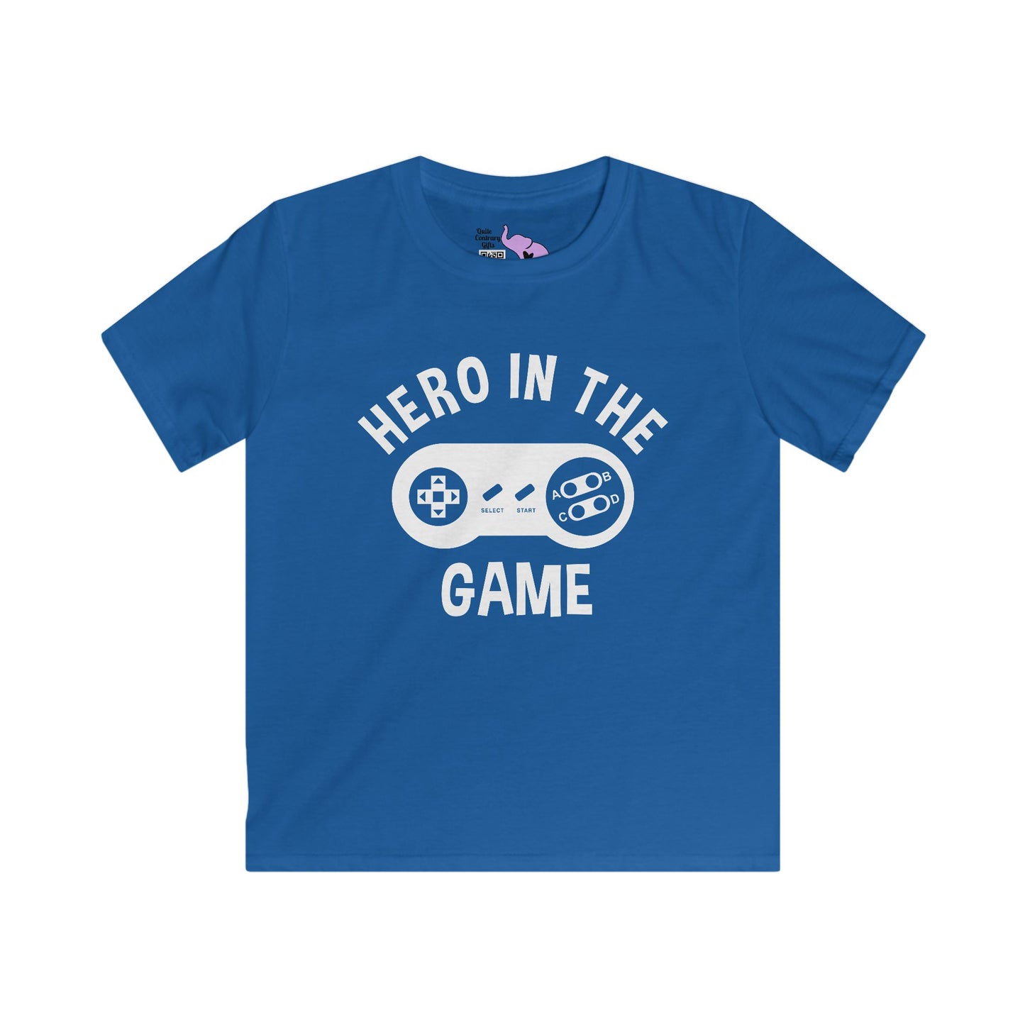 Hero In The Game Youth Softstyle Tee