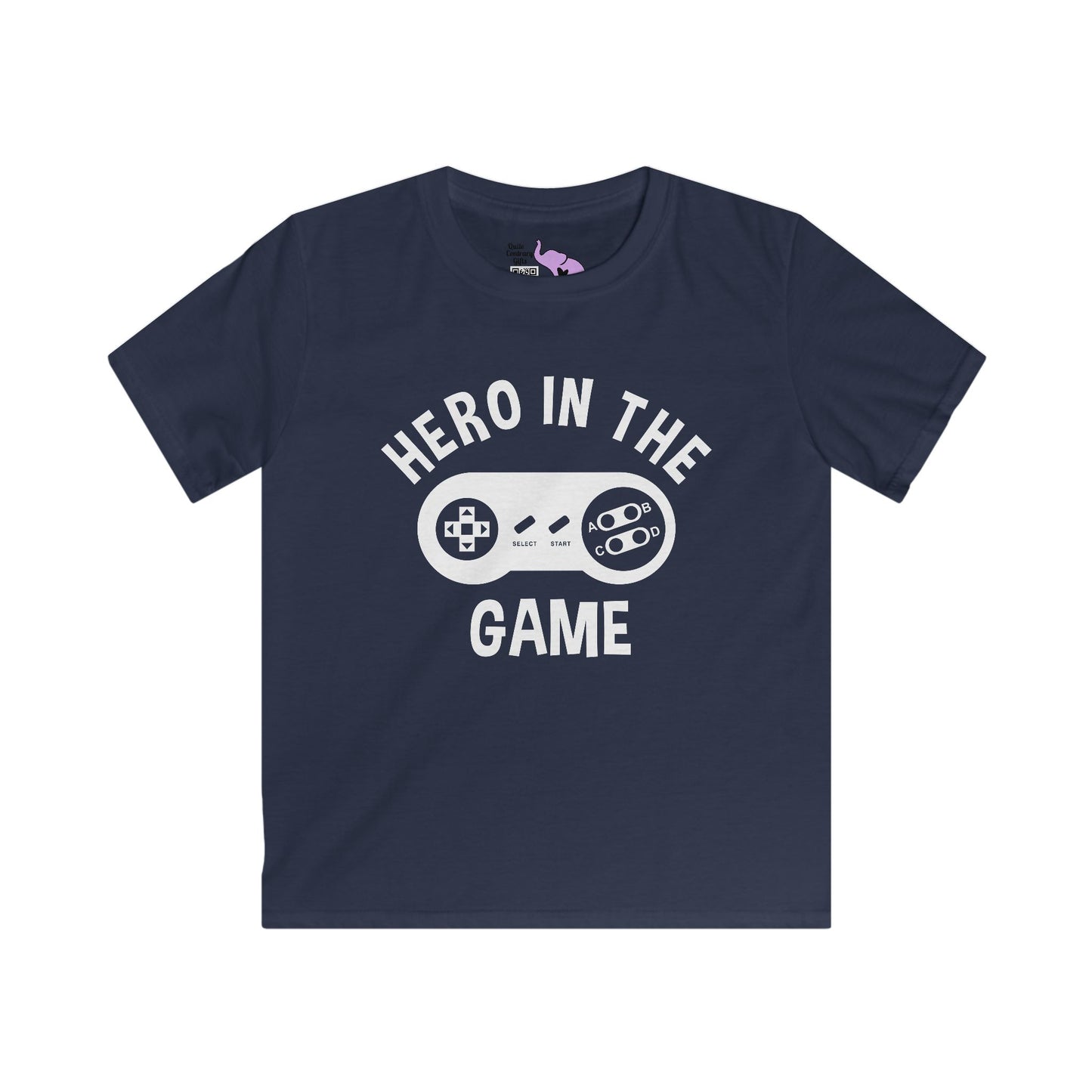 Hero In The Game Youth Softstyle Tee