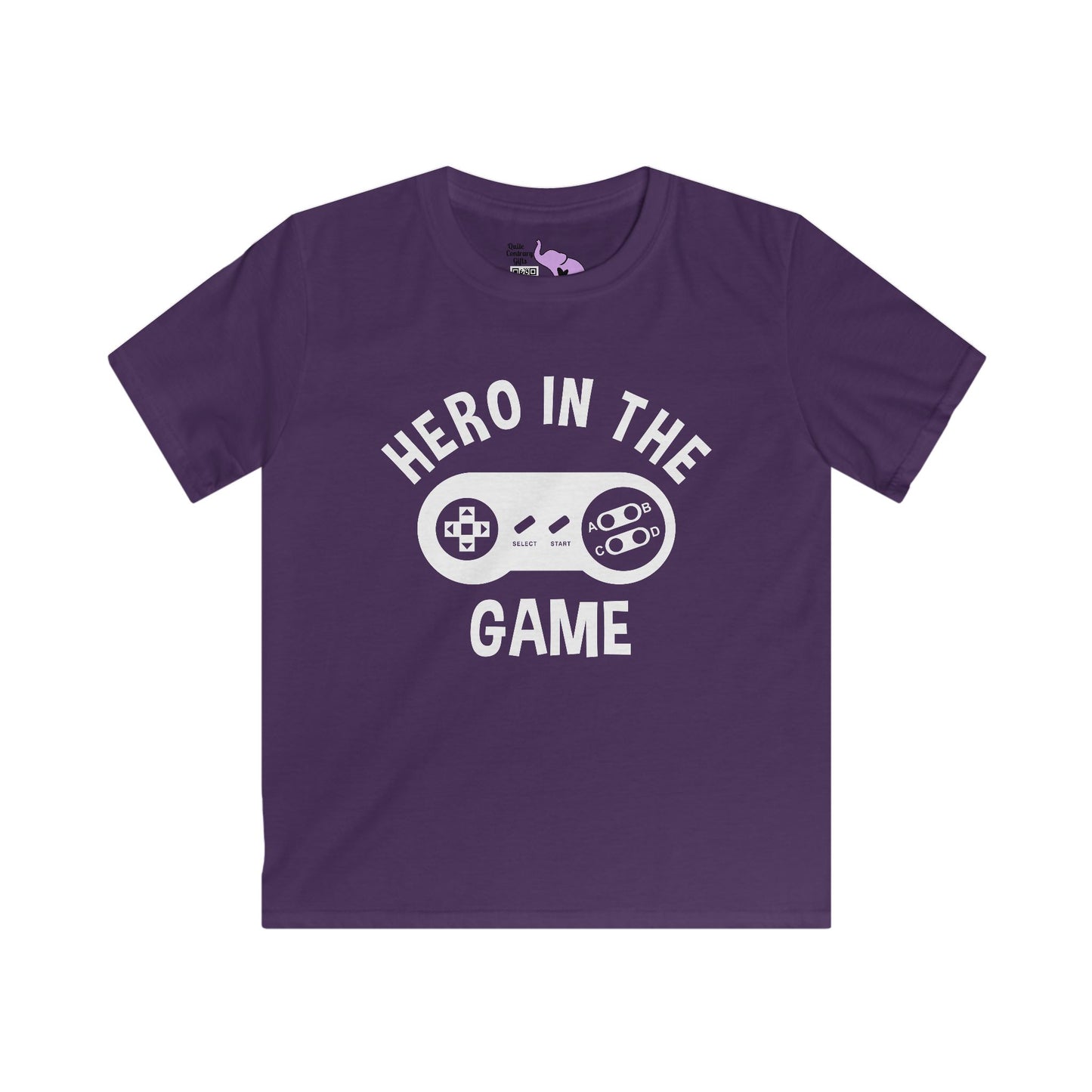 Hero In The Game Youth Softstyle Tee
