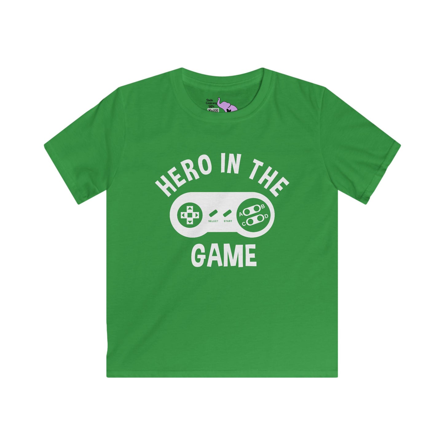Hero In The Game Youth Softstyle Tee