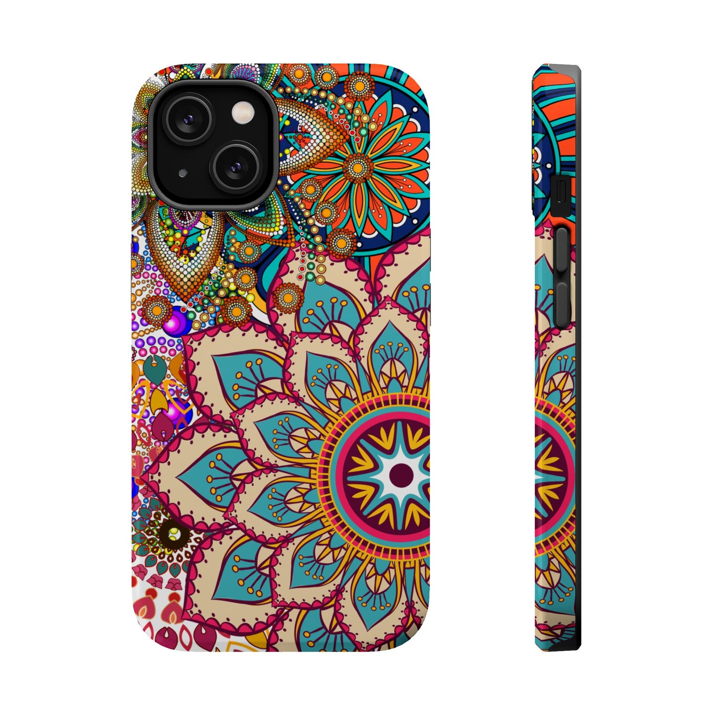 Colorful Mandala MagSafe® Compatible Tough Case for iPhone