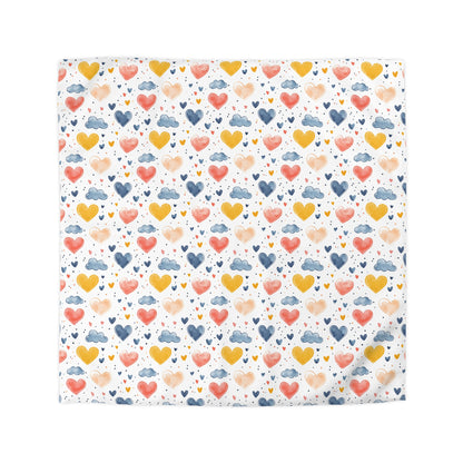 Love in the Air Microfiber Duvet Cover