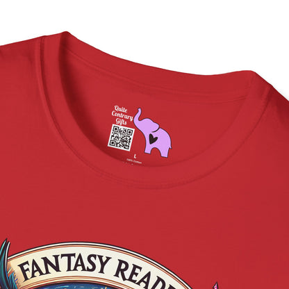 Fantasy Readers Book Club (Dragons) Adult T-shirt