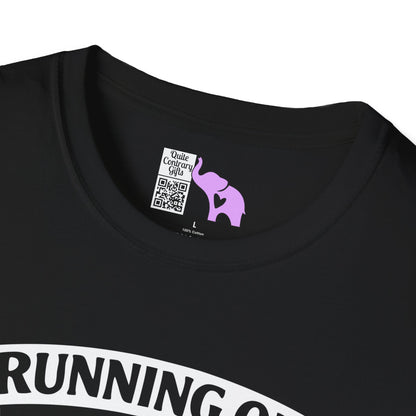 Running On Caffeine & Sarcasm Adult T-shirt