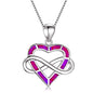 Eternal Heart Silver Pendant Necklace