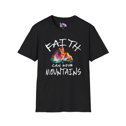 Faith Can Move Mountains Adult T-shirt