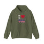 I Love The USA Heavy Blend™ Hooded Sweatshirt