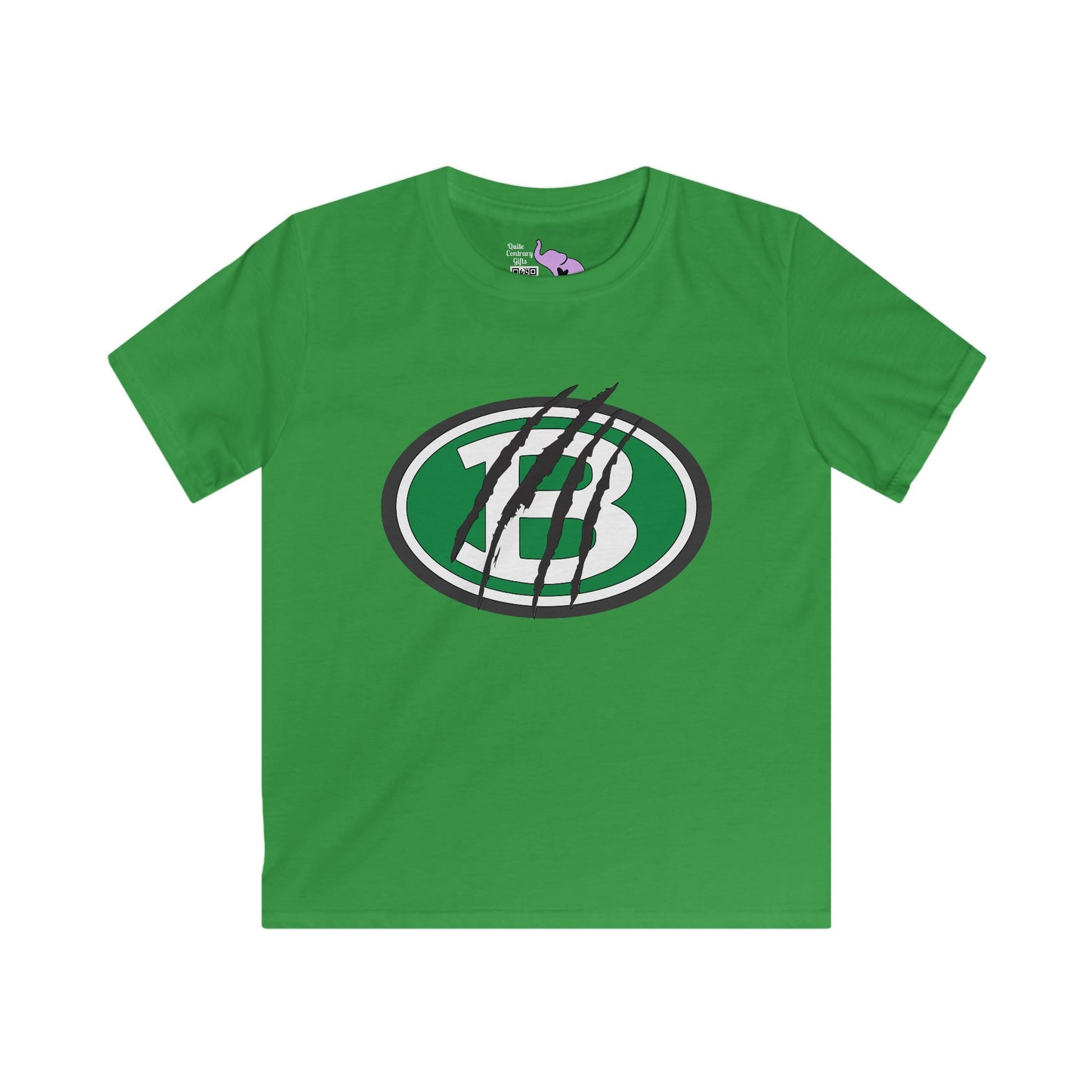 Brenham ISD Logo w/Claw Marks Youth Softstyle Tee
