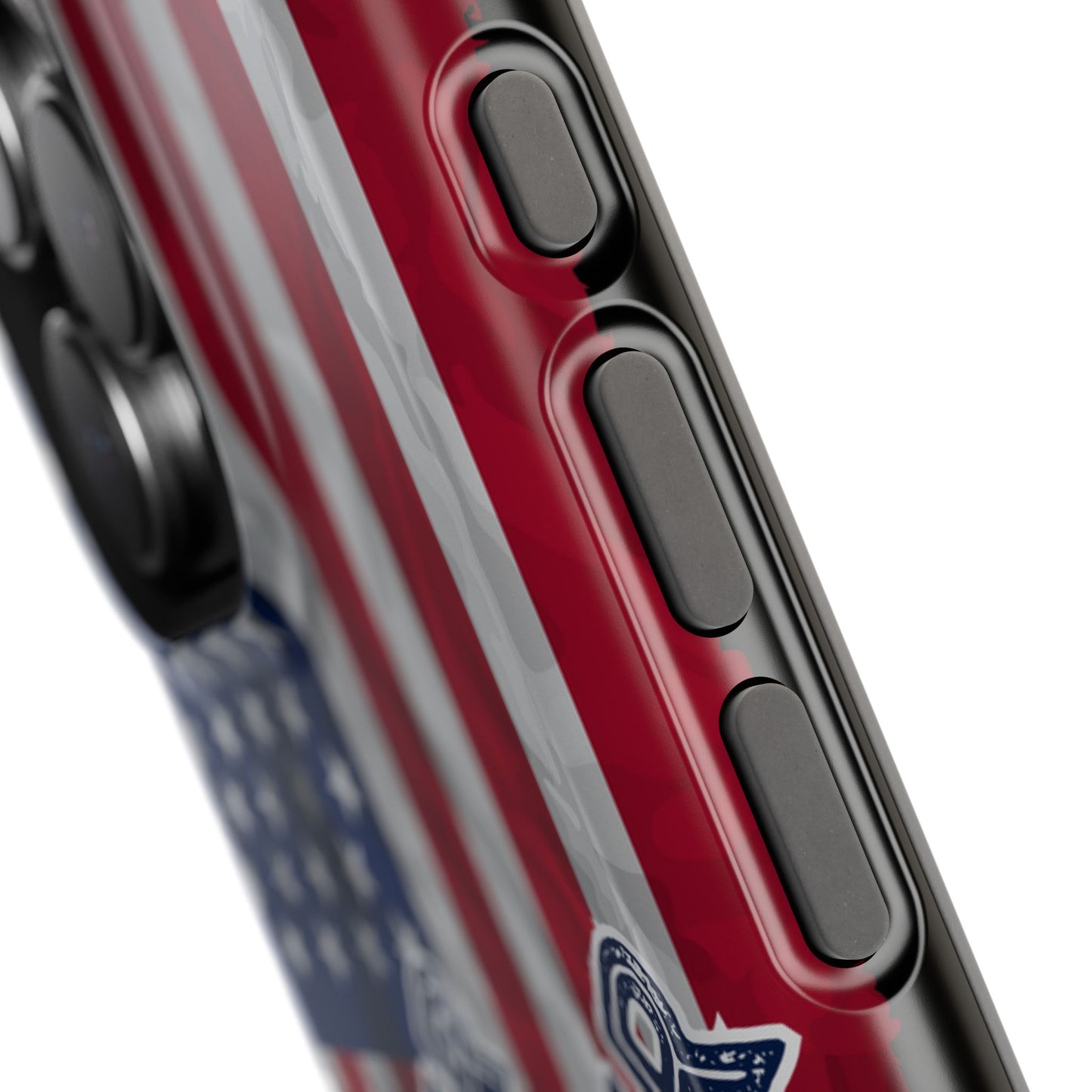 Never Surrender American Flag MagSafe® Compatible Tough Case for iPhone