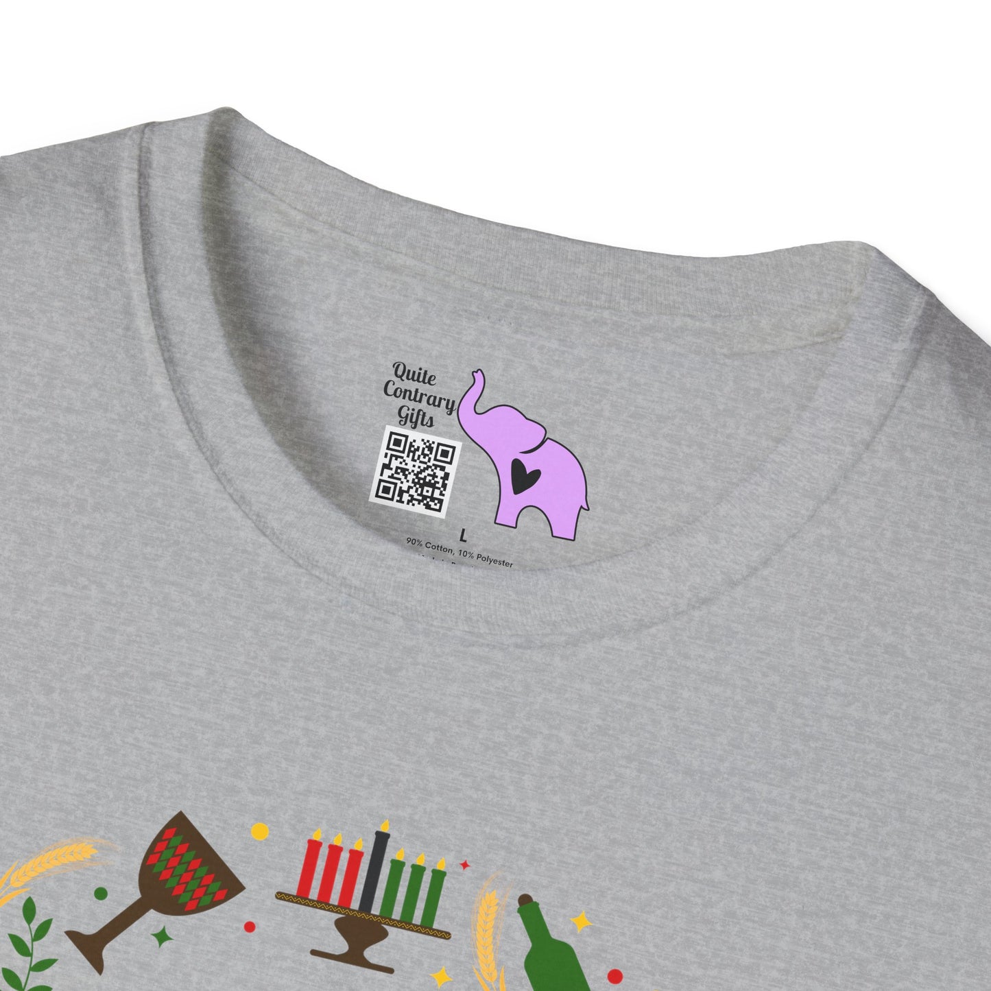 Happy Kwanzaa Wreath Adult T-shirt