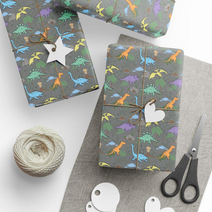 Prehistoric Playtime Wrapping Paper