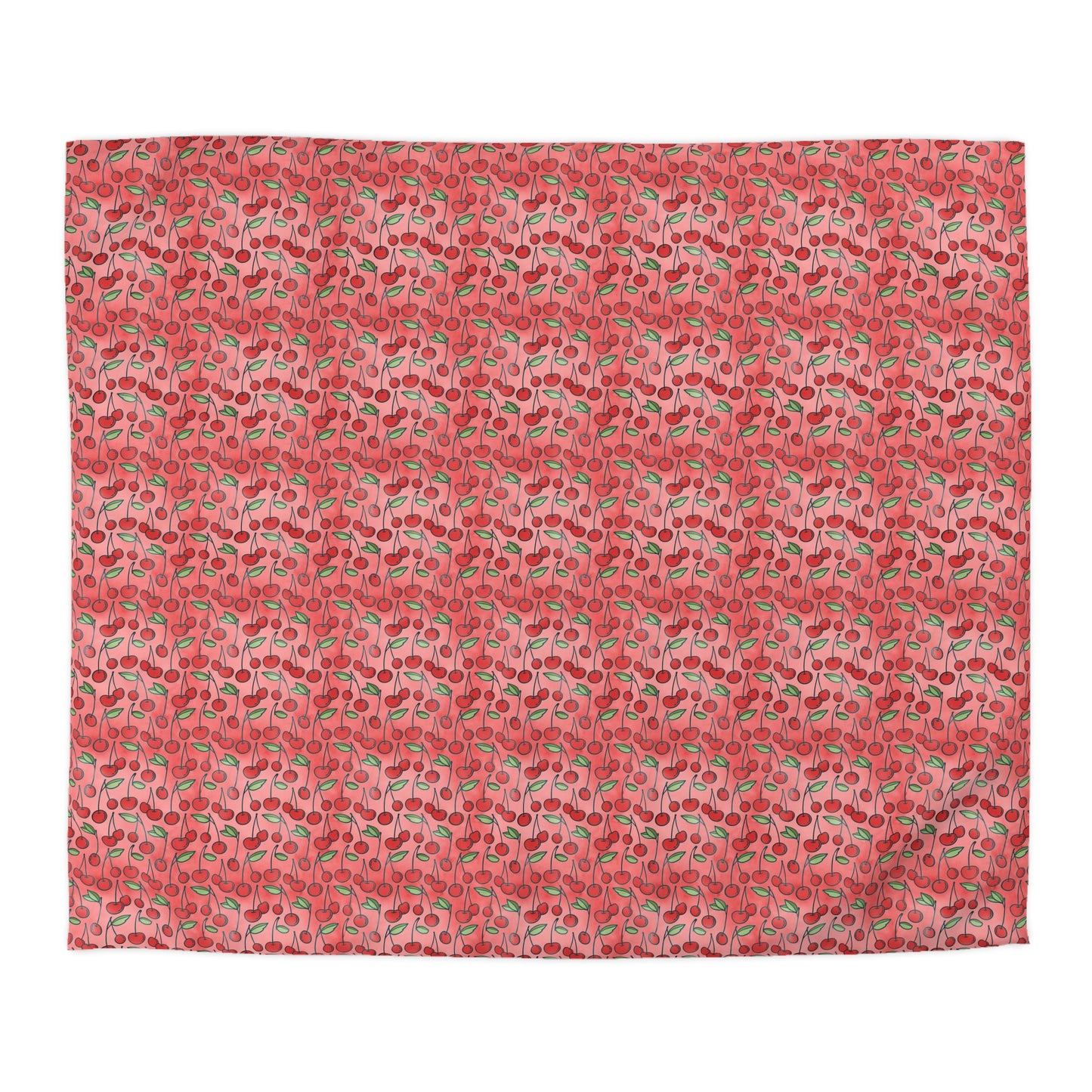 Cherry Bombshell Microfiber Duvet Cover