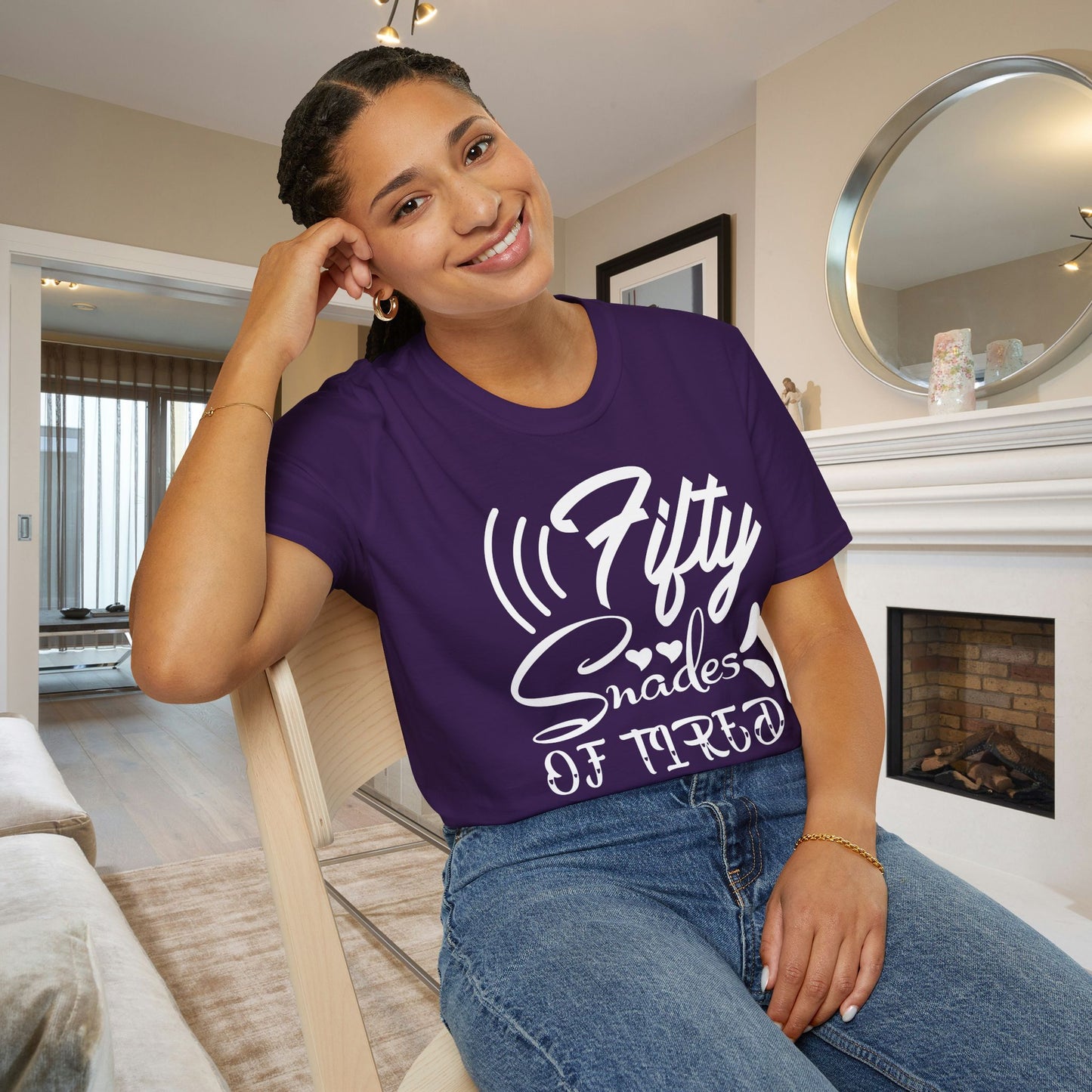 Fifty Shades Of Tired Adult T-shirt