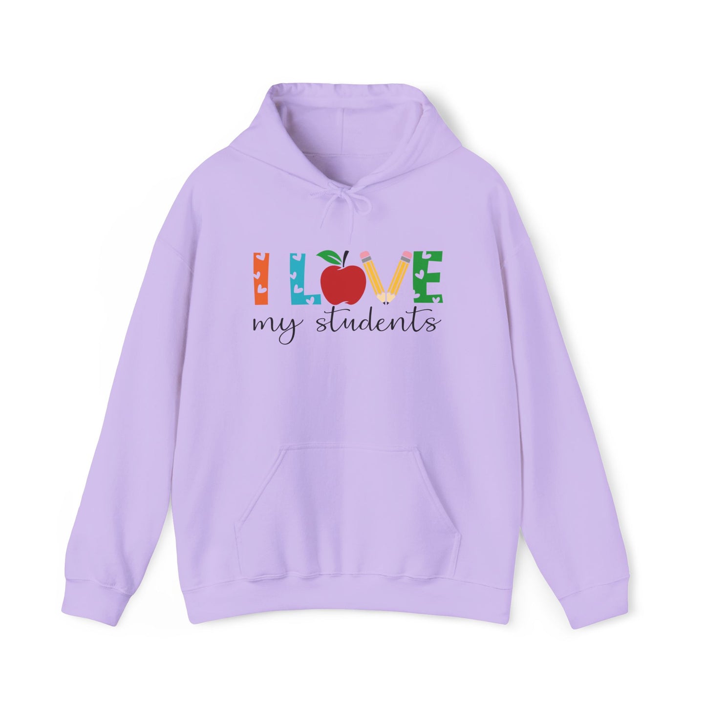 I Love My Students Heavy Blend™ Hooded Sweatshirt