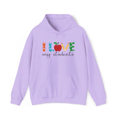 I Love My Students Heavy Blend™ Hooded Sweatshirt