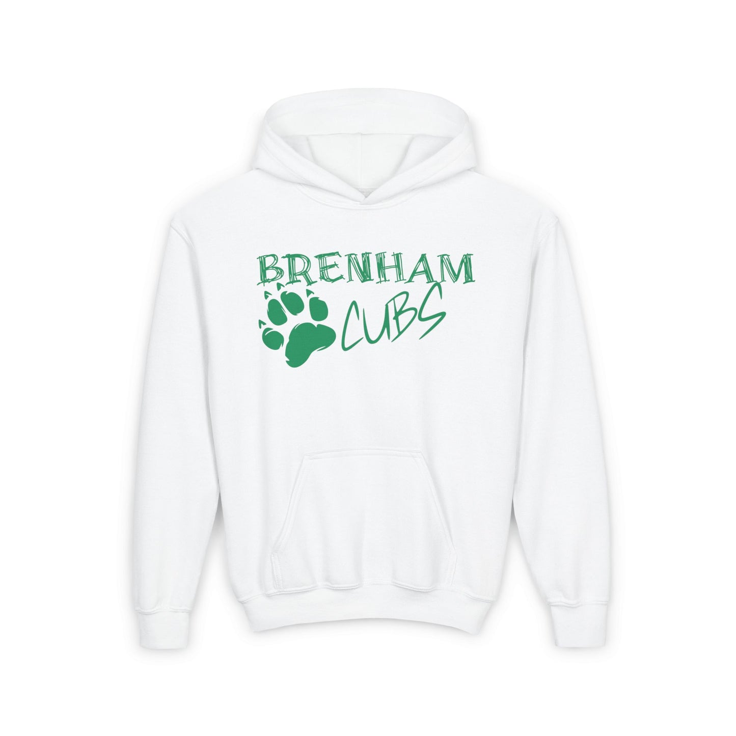 Brenham Cubs w/Claws Youth Heavy Blend Hoodie