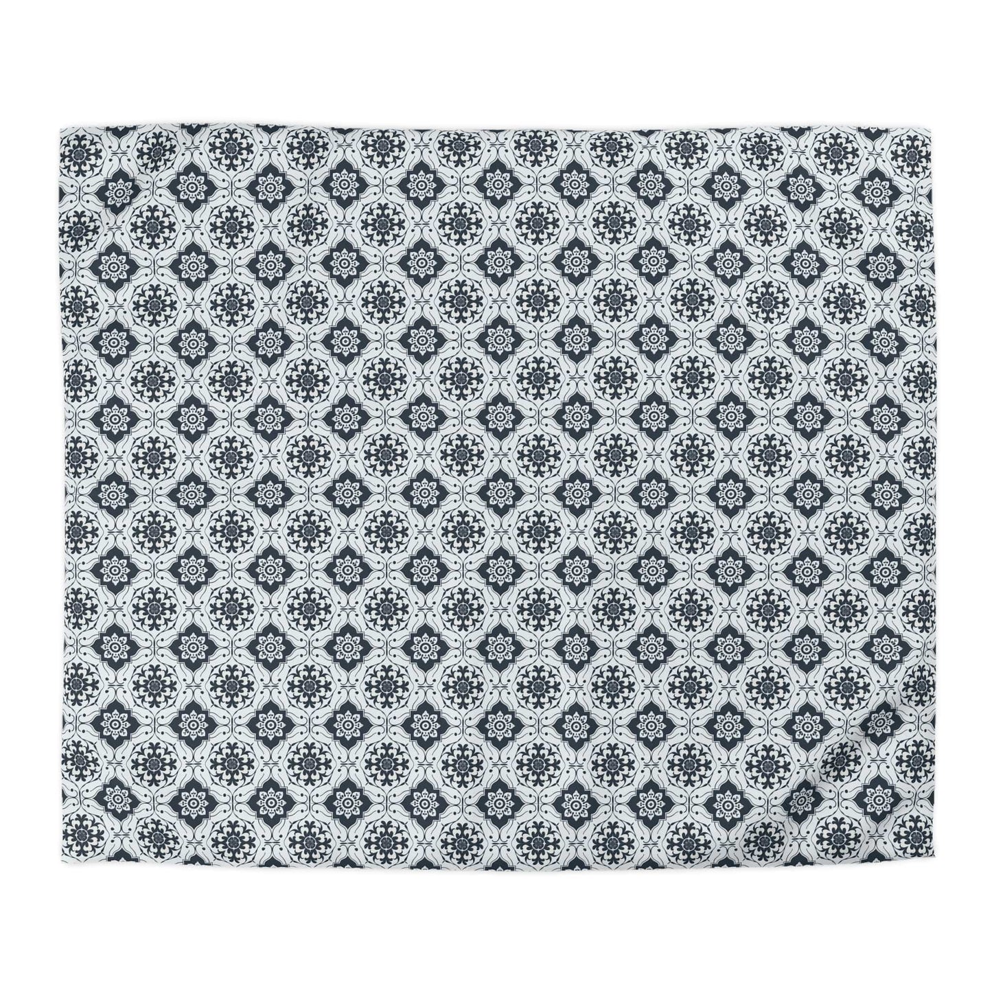 Lisbon Noir Microfiber Duvet Cover