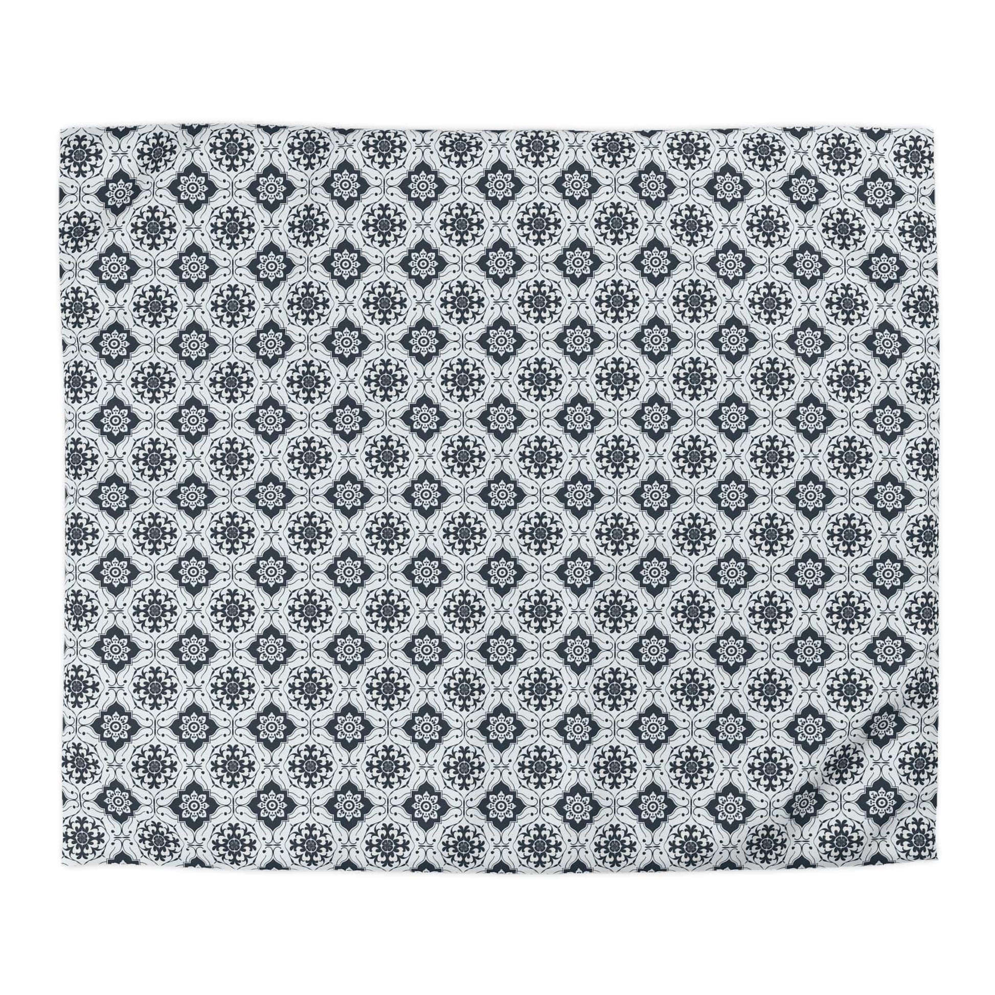 Lisbon Noir Microfiber Duvet Cover