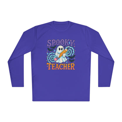 Spooky Teacher Adult Long Sleeve Tee
