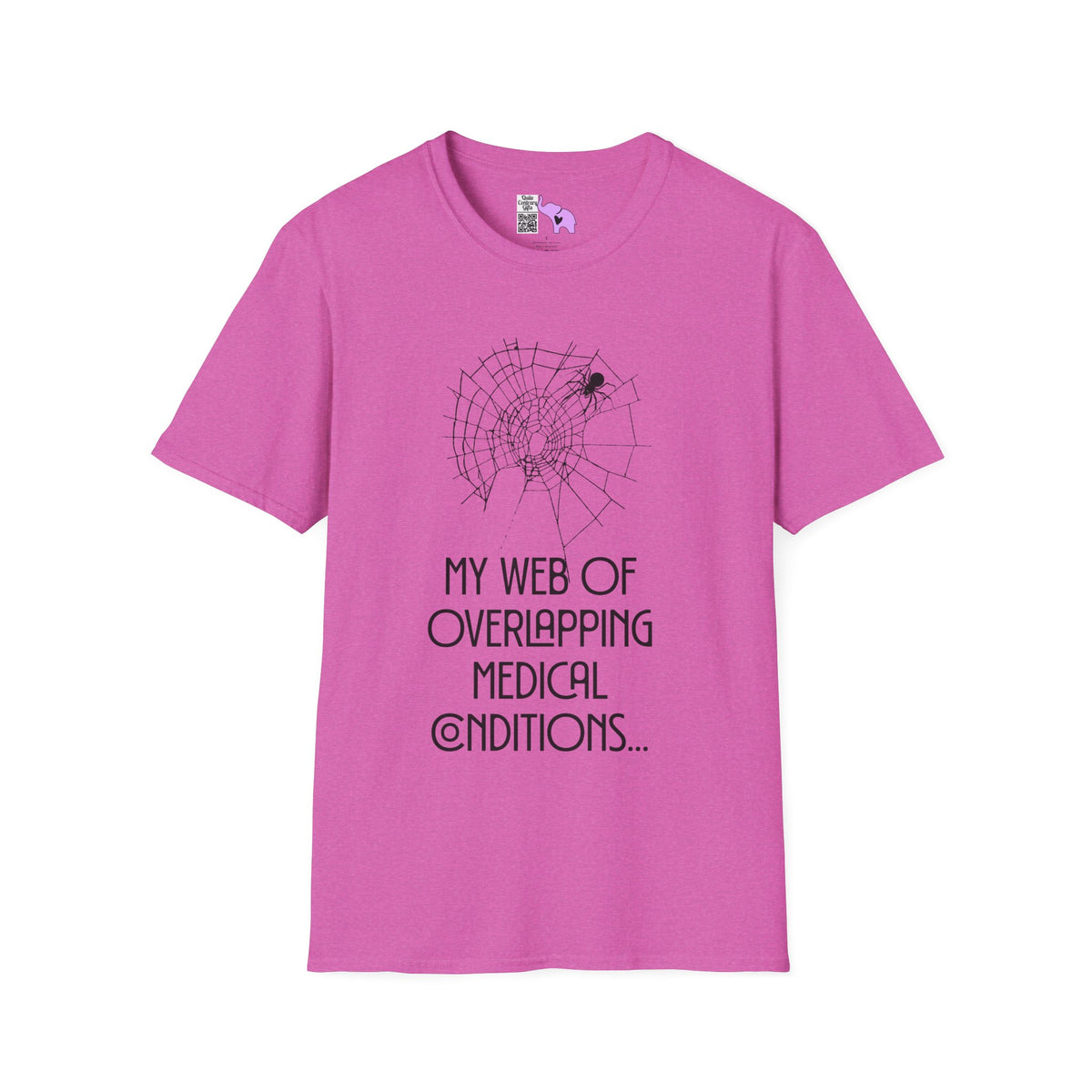 My Web of Overlapping Medical Conditions Adult T-shirt