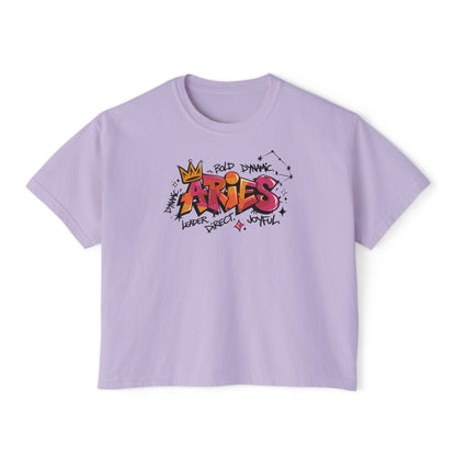 Aries Street Art Women's Boxy Tee