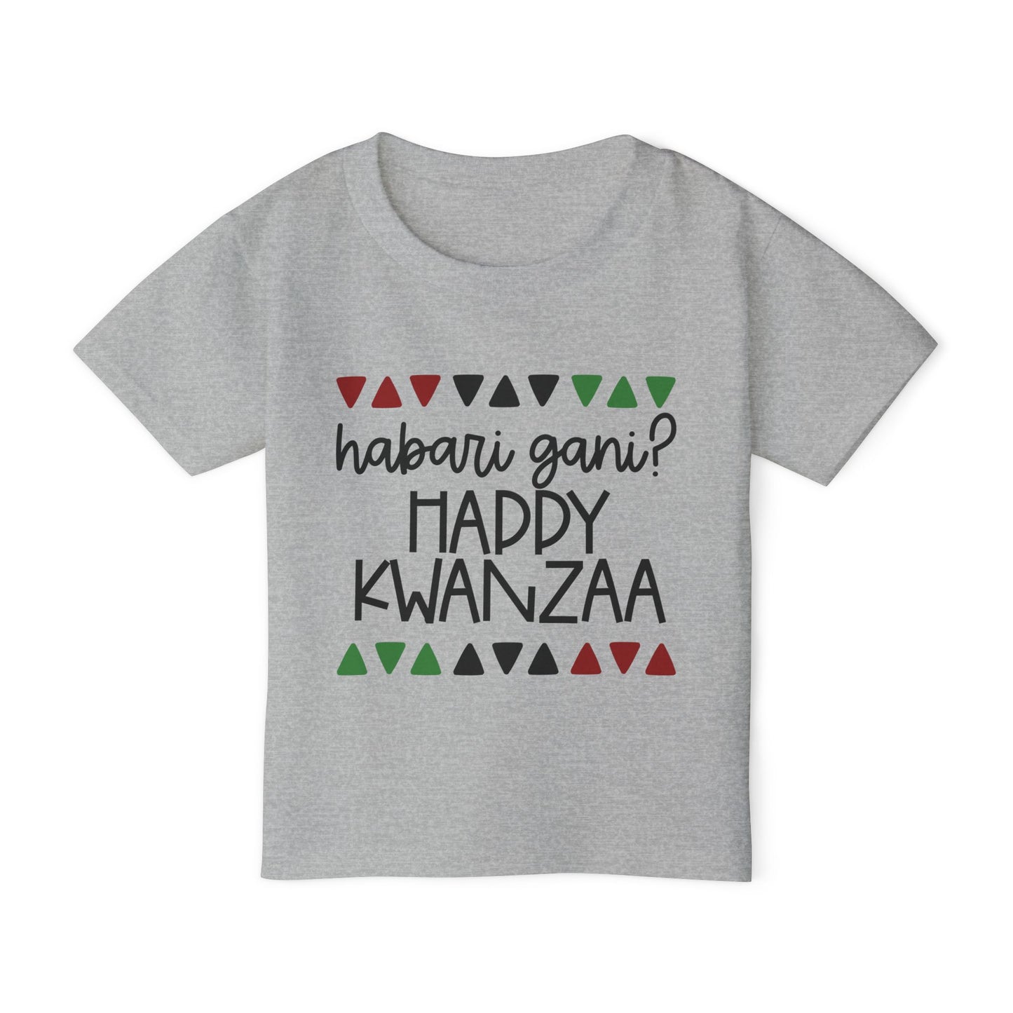 Habari Gani? Happy Kwanzaa Heavy Cotton™ Toddler T-shirt