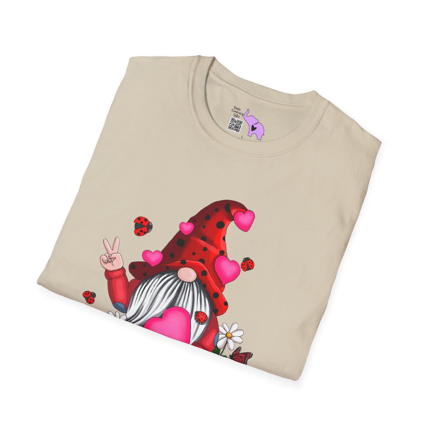 Happy Valentine's Day Gnome Adult T-shirt